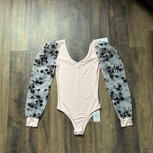 NWT Hey Pretty Pink Bodysuit